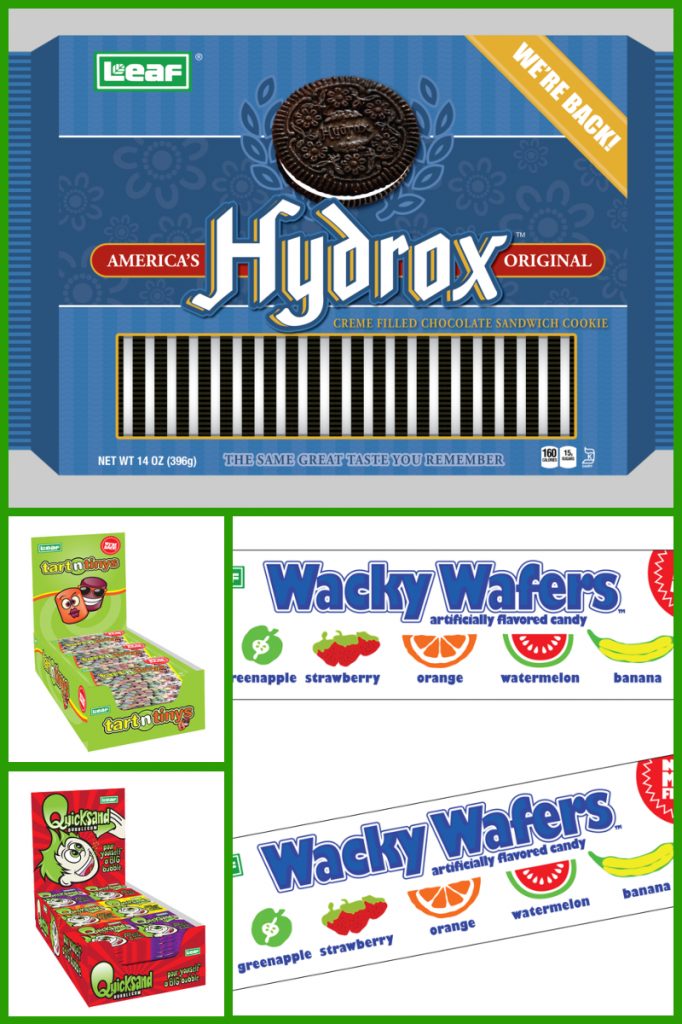 They're Back! Hydrox Cookies, Wacky Wafers, Quicksand Gum, Bonkers, and Tart N Tinys | Sweeterville.com