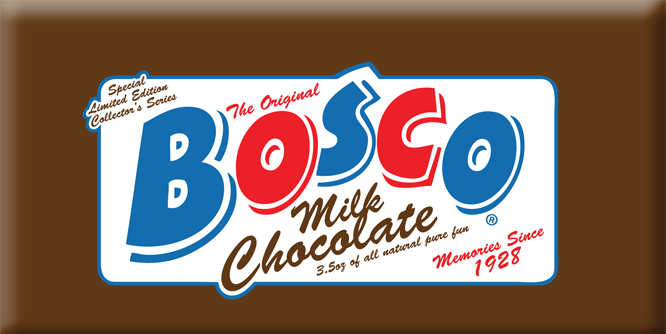 Bosco Milk Chocolate Bar | Sweeterville.com