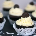 Stanley Cup Cakes topped with Mini York Peppermint Patty Pucks