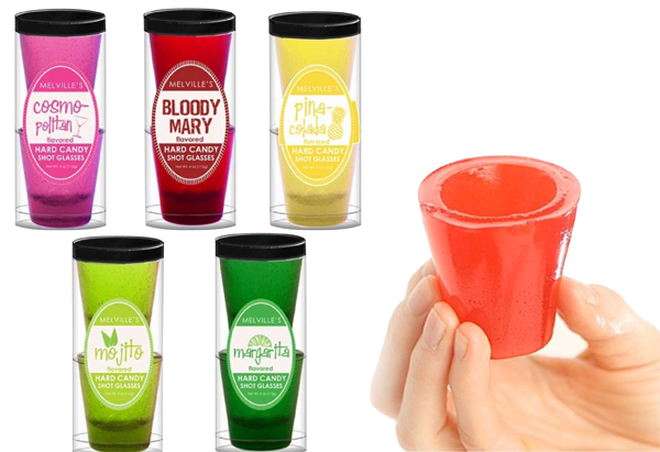 Gummy and Hard Candy Shot Glasses